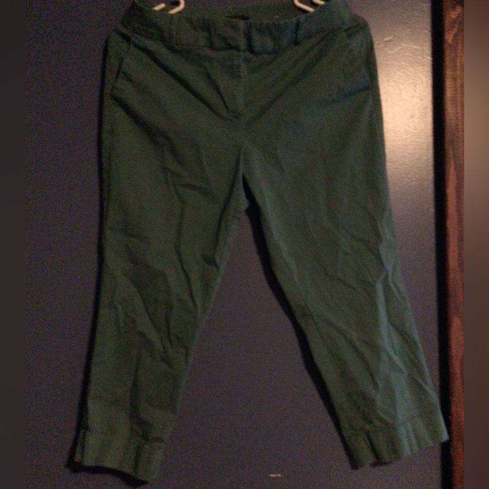 Ann Taylor Olive Cropped Pants
